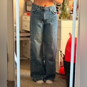 H&M Women's Flare Jeans in Blue